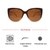 Brown Cat Eye Sunglasses 41447P