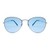 Blue Gun Metal Cat Eye Sunglasses 41451