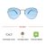 Blue Gun Metal Cat Eye Sunglasses 41451