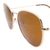 Brown Gold Cat Eye Sunglasses 41451