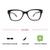 Full Rim Rectangle Black Medium 49161AF Eyeglasses