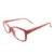 Full Rim Rectangle Red Medium 49162AF Eyeglasses