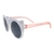 Pink Silver Round Sunglasses 51200