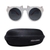 Pink Silver Round Sunglasses 51200