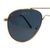 Grey Gold Aviator Sunglasses 51202