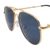 Grey Gold Aviator Sunglasses 51202