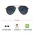 Grey Gold Aviator Sunglasses 51202