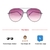 Purple Gradient Grey Aviator Sunglasses 51203