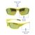 Grey Yellow Rectangle Sunglasses 51205