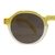 Grey Yellow Round Sunglasses 51209