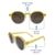 Grey Yellow Round Sunglasses 51209
