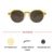 Grey Yellow Round Sunglasses 51209