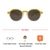 Grey Yellow Round Sunglasses 51209