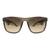 Gold Revo Brown Rectangle Sunglasses 72100