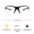 Demo Black Rectangle Sunglasses 81200