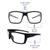 Demo Black Rectangle Sunglasses 81202