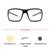 Demo Black Rectangle Sunglasses 81202
