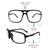 Demo Black Rectangle Sunglasses 81203
