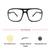 Demo Black Rectangle Sunglasses 81203
