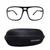 Demo Black Rectangle Sunglasses 81203