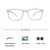 Vision Express(+1.00) Clear Crystal Rectangle Ready Reader IB8071