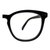 Vision Express(+1.00) Black Round Ready Reader IB8173