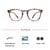 Vision Express(+1.00) Brown Round Ready Reader IB8173