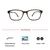 Vision Express(+1.00) Brown Rectangle Ready Reader IB8175