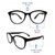 Vision Express(+2.50) Black Round Ready Reader IB9001