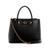 Guess Women Black Solid Satchel Bag with Magnetic Button Closure