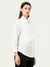 Albion Women Smart Premium White Blouson Top