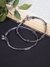 Firoza Oxidized Shyle Anklet