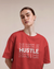 Women's Regular Fit - Casual T-Shirt - Hustle (Red)