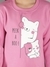 Ninos Dreams Peek A Boo Printed  Full sleeves Girls Sweatshirt -Pink