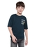 Octave Boys Typography Drop-Shoulder Sleeves Pockets T-Shirt