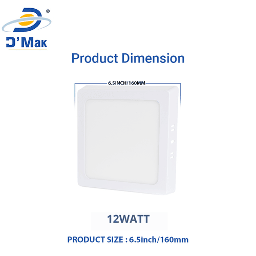 12 watt panel light outlet