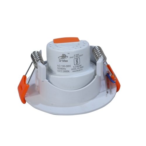 9 Watt Round LED COB Light for POP Recessed Lighting Pack of 10 Colour Warm White