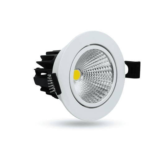 12 Watt Round LED COB Light for POP Recessed Lighting Pack of 10 Colour Cool White