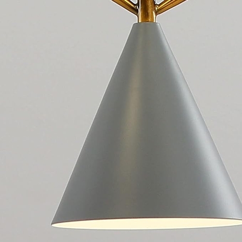 Cone Pendant Hanging Lights, Ceiling Lights for Living Room, Hanging Lights for Restaurants, and Dining Lights (Warm White, Pack of 2)