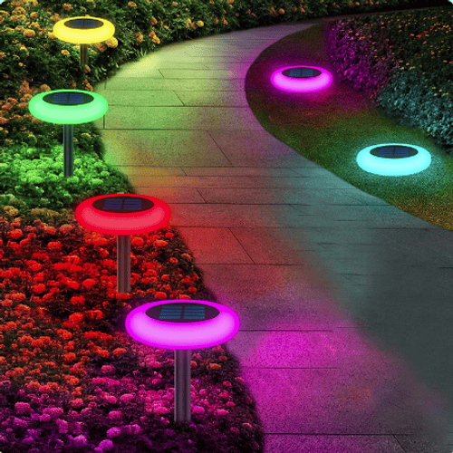 Garden disc lights cheap