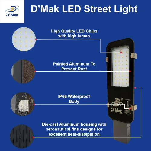 18 watt street light top