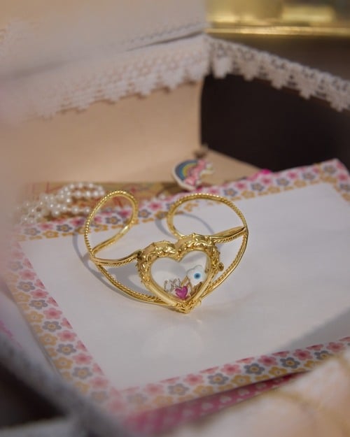 Tijori Sweet Heart Cuff