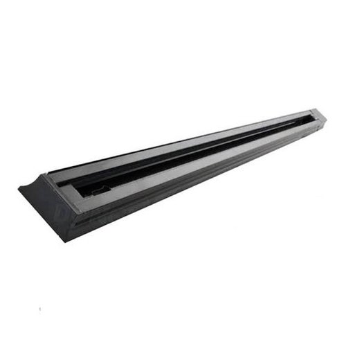1 Meter Aluminium Rectangular Trackway Track Patti Trackline For Spot Led Lights Black body Pack Of