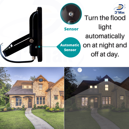 Automatic flood lights outlet