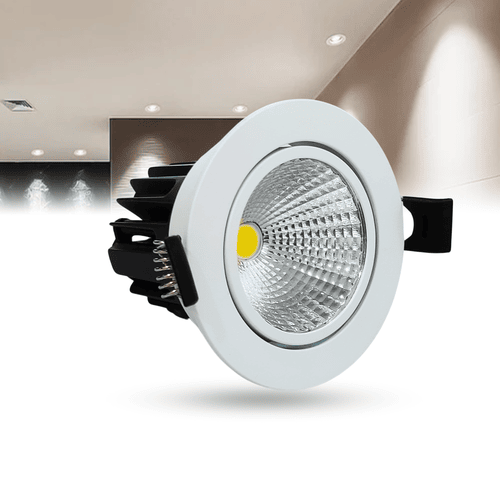 12 Watt Round LED COB Light for POP/ Recessed Lighting(Pack of -1 Colour- Natural White)