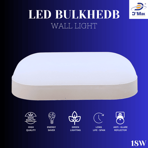 Warm white bulkhead light outlet