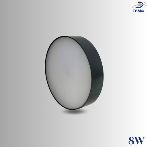 8 Watt Round LED Moon Surface  Panel Light For Ceiling(Packof-1 , Cool White)