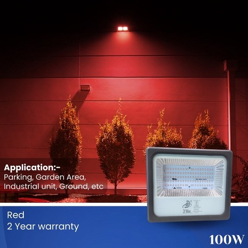 100 Watt LED Down Chawk Flood Light Grey Body Waterproof IP65 For Outdoor Purposes Pack of