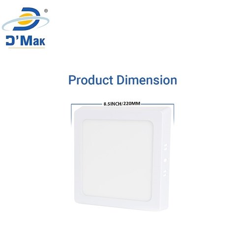22 Watt Square Surface Led Panel Light for Ceiling Pack of 5 Colour Cool White
