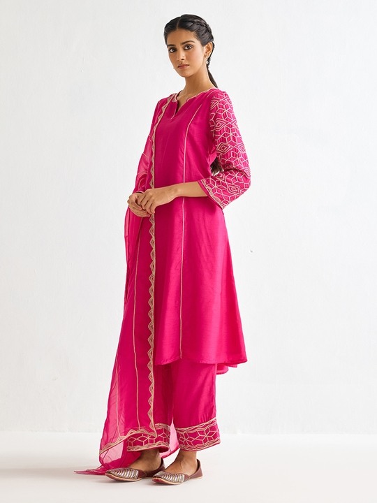 Rani Pink Straight Trouser
